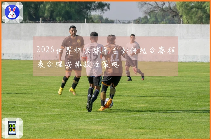 2026世界杯买球平台如何结合赛程表合理安排投注策略