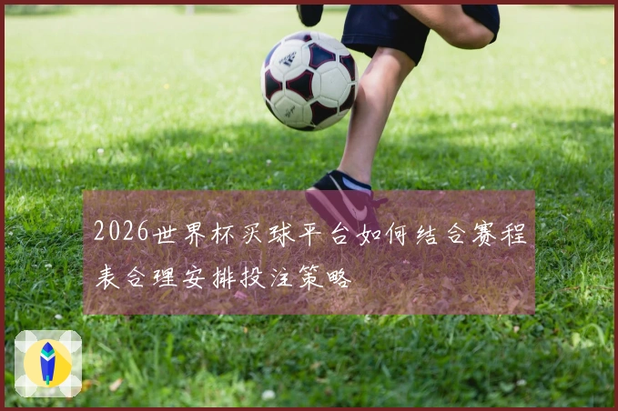 2026世界杯买球平台如何结合赛程表合理安排投注策略